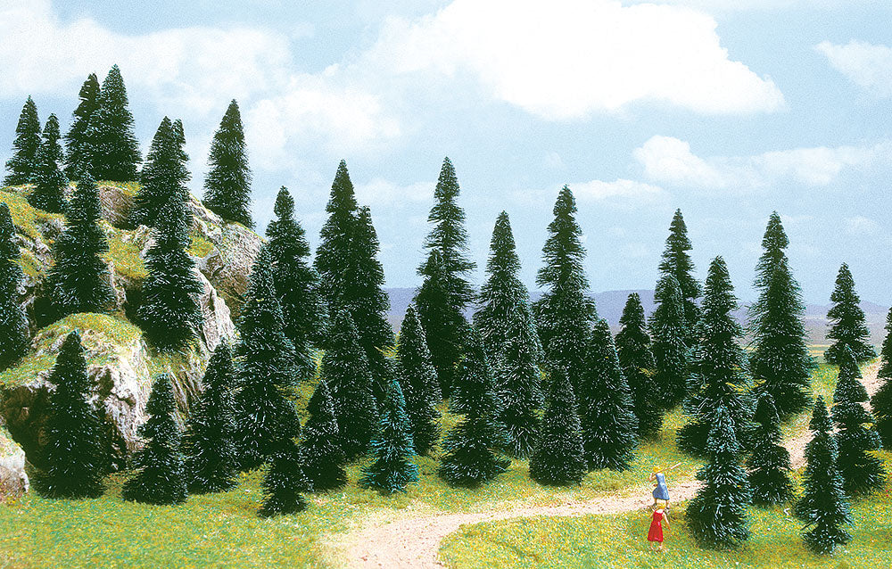 Busch 6599 N 1" to 2" Pine Trees (Pack of 100)