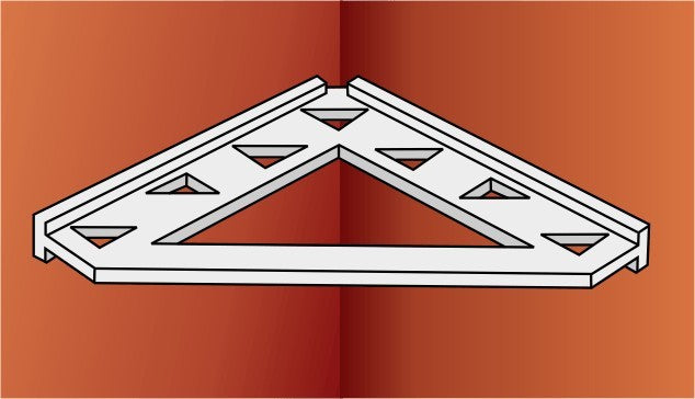 City Classics 209 HO Scale 90 Degree Corner Braces (Pack of 16)