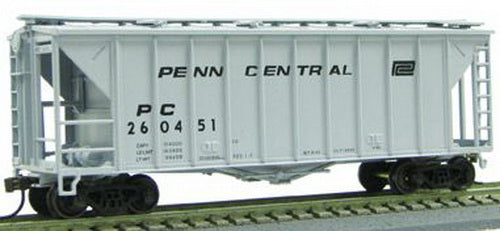 Con-Cor 197073 HO Penn Central 40' Airslide(R) Single Bay Covered Hopper