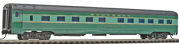 Con-Cor 41290 N Southern Railway Budd 85' Corrugated-Side 10-6 Sleeper