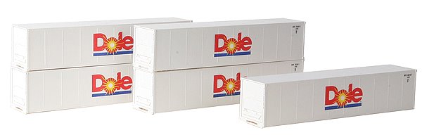 Deluxe Innovations 504391 40' Refrig Cntr Dole 5 Car Set