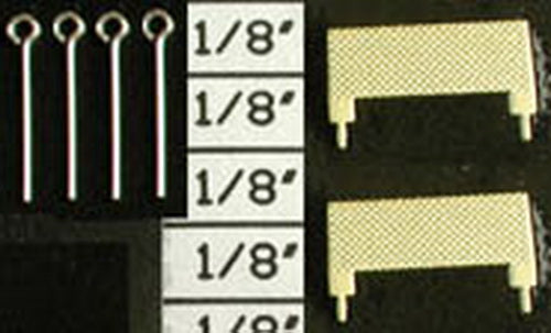Detail Associates 1405 HO Short RS/RSDs Drop Steps Photo Etched Kit (Pack of 2)