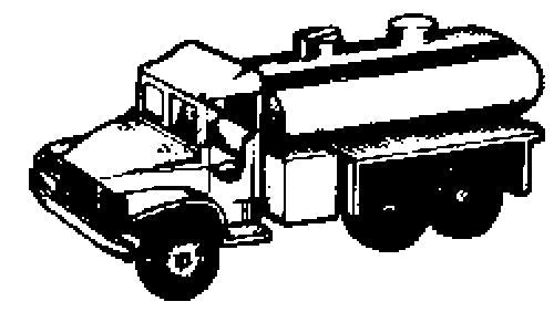 EKO 2058 HO Tank Truck GMC Plastic