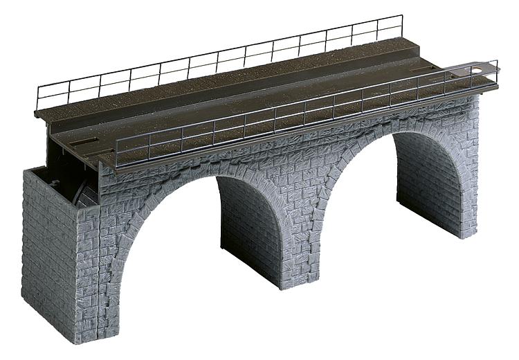 Faller 120477 HO Cut Stone Viaduct Bridge Kit – Trainz