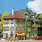 Faller 130414 2-Flats w/lower shops Building Kit