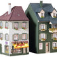 Faller 130414 2-Flats w/lower shops Building Kit