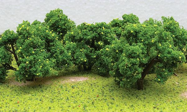 JTT Scenery Products 92123 N 2"-2.25" Fruit Grove Lemon Trees (Pack of 6)