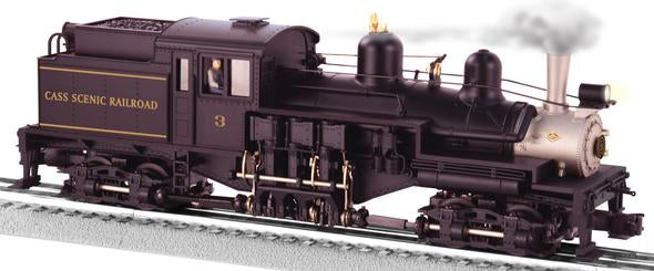 Lionel 6-11363 O Cass Scenic Legacy 2-Truck Shay Locomotive #3