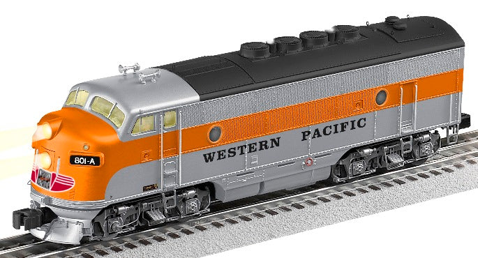 Lionel 6-38710 Western Pacific F3 Non-Powered Diesel A-Unit #801-A