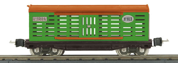 Lionel 11-70088 Terra Cotta & Pea Green 2813 Cattle car