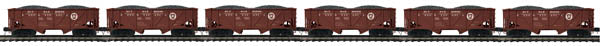 MTH 20-90623 PRR 34' Composite Hopper Cars (Set of 6)