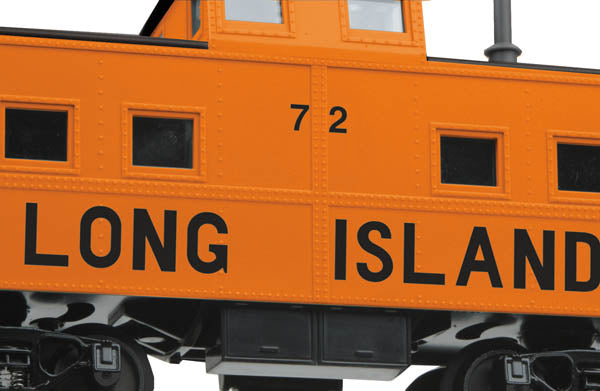 MTH 20-91356 O Gauge Long Island Steel Center Cupola Caboose #72
