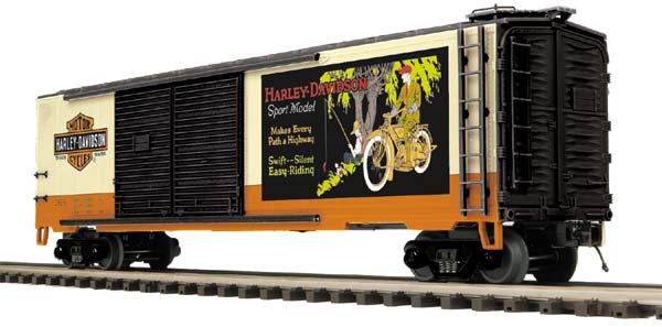 MTH 20-93543 O Gauge Harley Davidson 50' Double Door Boxcar #1920
