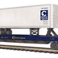 MTH 20-98821 O Chessie Flat Car w/ 40' Trailer