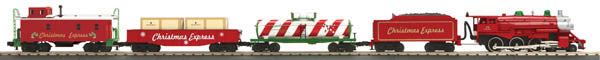 MTH 30-4207-1 Christmas RailKing 4-6-0 O Gauge Steam Train Set w/Proto-Sound 3.0