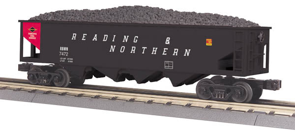 MTH 30-75417 Reading & Northern 4-Bay Hopper Car