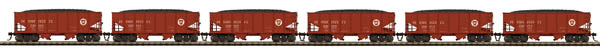 MTH 8090015 PRR HO USRA 55-Ton Steel Twin Hopper Cars (6)