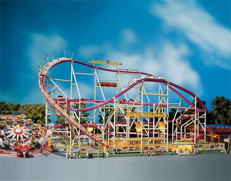 Faller 140451 HO Big Dipper Roller Coaster Motorized Building Kit
