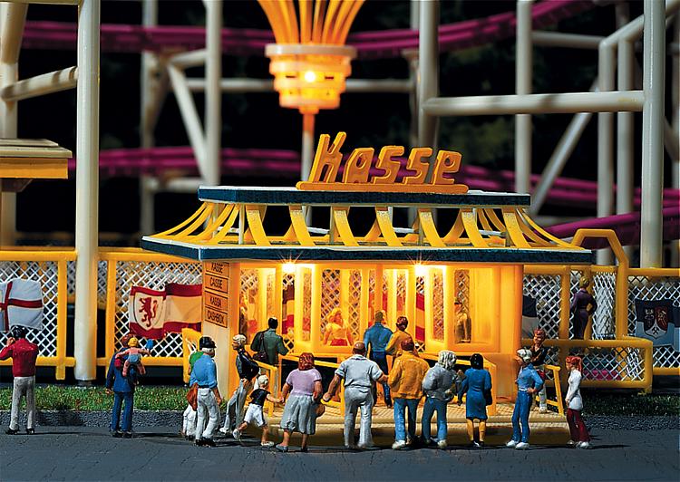 Faller 140451 HO Big Dipper Roller Coaster Motorized Building Kit