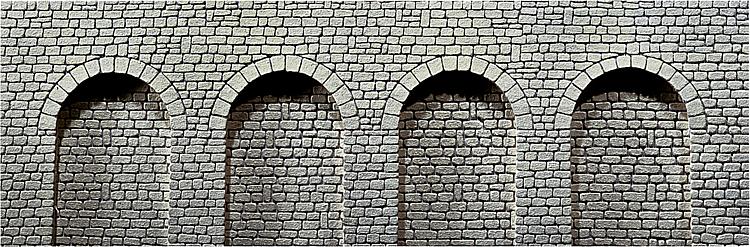 Faller 170838 HO Scale Decorflex Sheets (Natural Stone Ashlars) (Pack of 2)