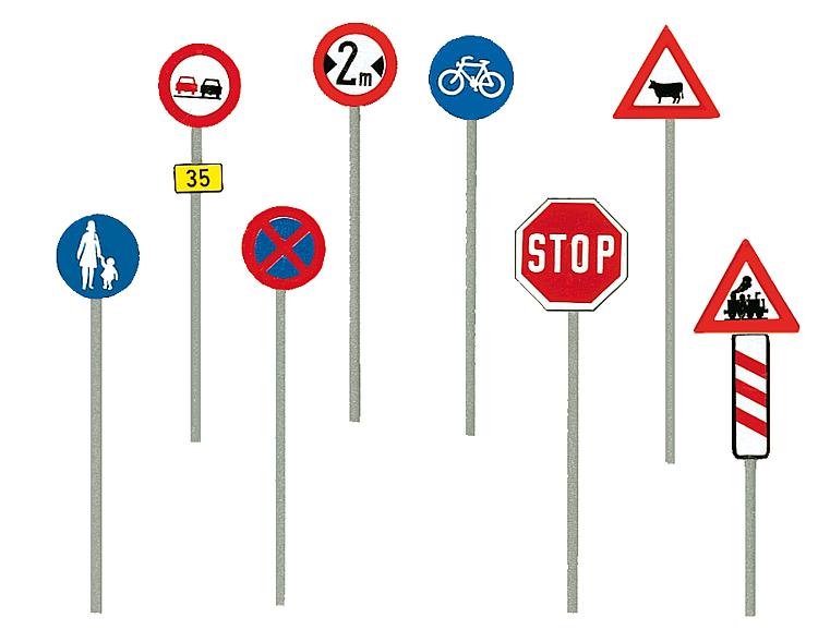European International Traffic Signs