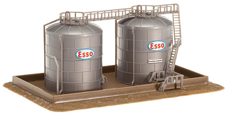 Faller 222131 N Oil Storage Tanks (Pack of 2)