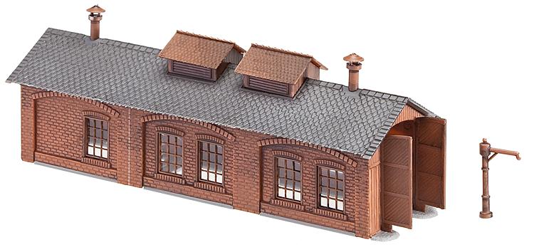 Faller 222141 N One Stall Engine Shed Building Kit