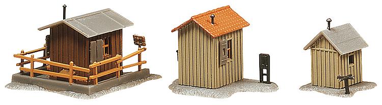 Faller 222177 N Trackside Shanties (Pack of 3)