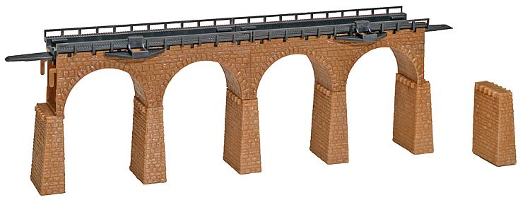 Faller 222585 N Scale Straight Viaducts Structure Kit (Box of 2)