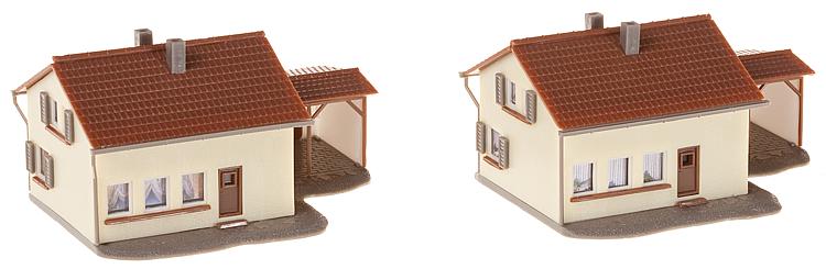 Faller 232222 2-Suburban homes w/garage