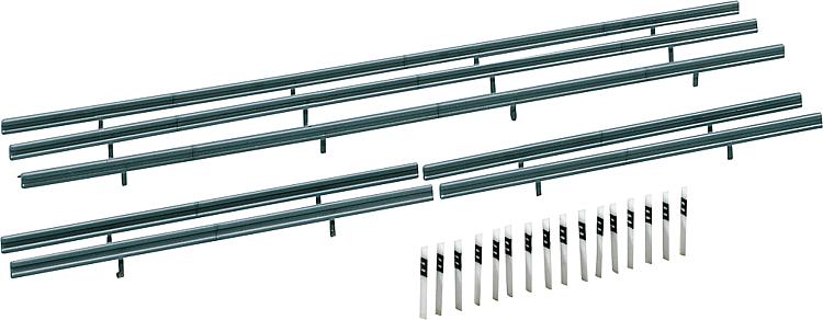 Faller Gmbh 272452 N Crash Barriers & 40 Marker Posts