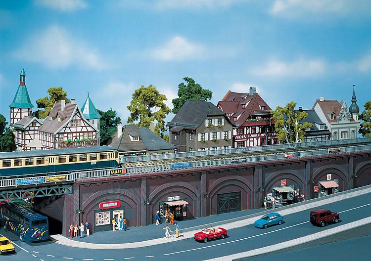 Faller 272577 N Scale Arcades w/Shops Kit