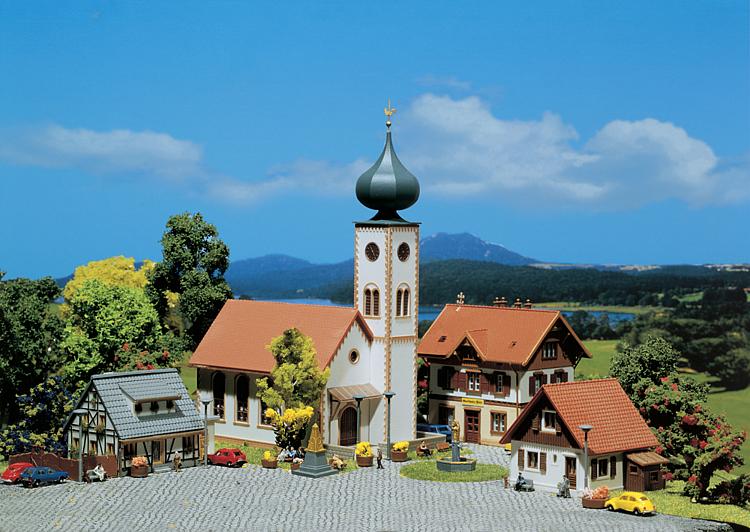 Faller 282777 Z Scale European Village Building Set