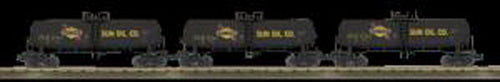 MTH 30-7056 O Sunoco Modern Tank Cars/3pk