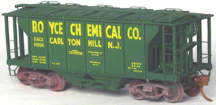 Funaro & Camerlengo 8000 HO Royce Chemical Covered Hopper