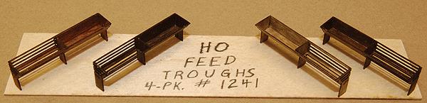 GCLaser 1241 HO Feed Troughs Kit (Pack of 4)