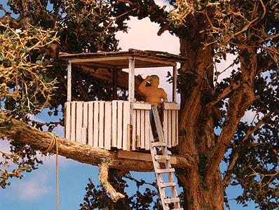 GCLaser 12612 Laser-Cut Wood Tree House Kit