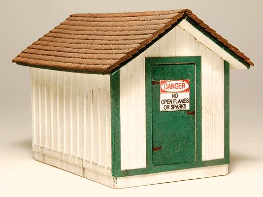 GCLaser 1294 HO Gas House - Laser-Cut Wood Kit