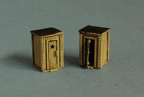 GCLaser 5159 Z Scale Out House Kit (Pack of 2)