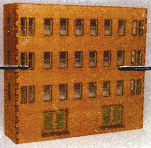 GCLaser 55603 4-Story Office/Retail Background Building - #2 Back w/Doors