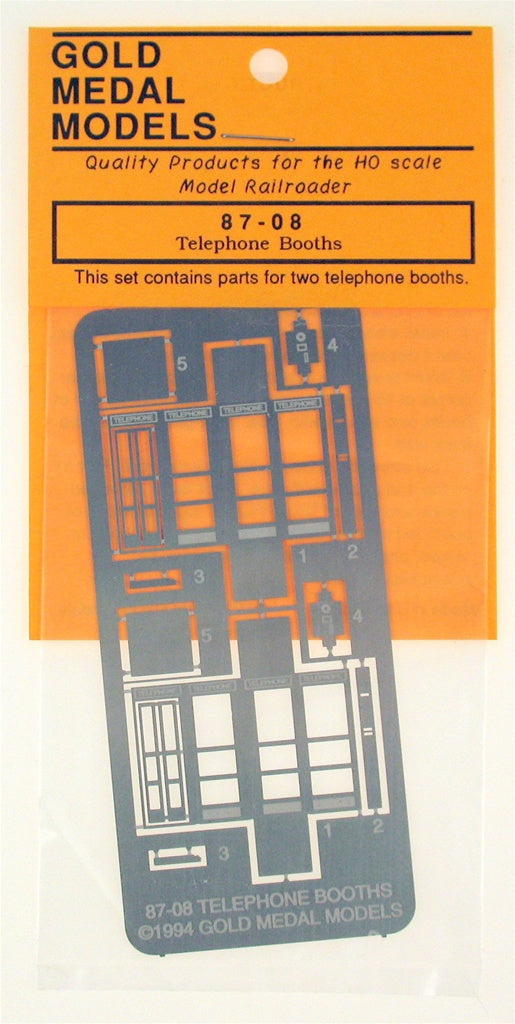 Gold Medal Models 8708 Telephone Booth Kit (Pack of 2)