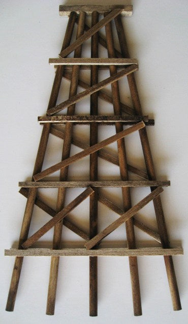 Grand Central Gems TB10 N X-Large Wood Trestle Bents - Assembled