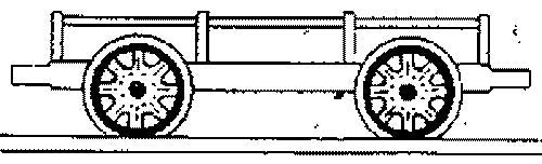 Grandt Line 3012 On3 Denver & Rio Grande Western Fairmont 36" Gauge Pushcar Kit