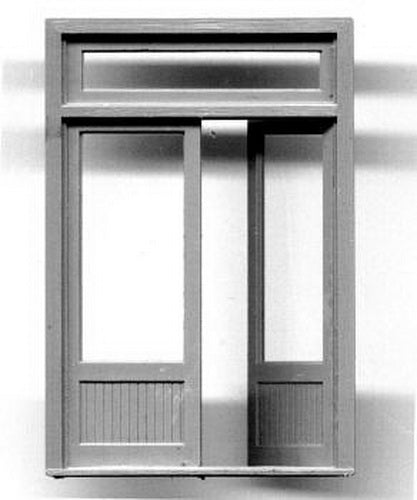 Grandt Line 3632 O 70? x 90? Double Door with Windows & Transom