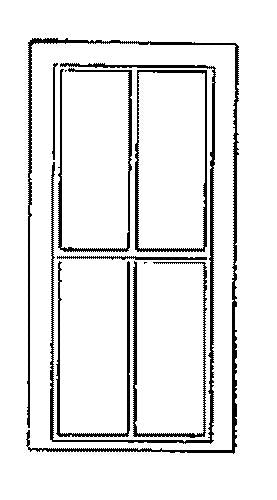 Grandt Line 3723 O 36" x 82" RGS-Style Double Hung-2/2 Light Window (Pack of 4)