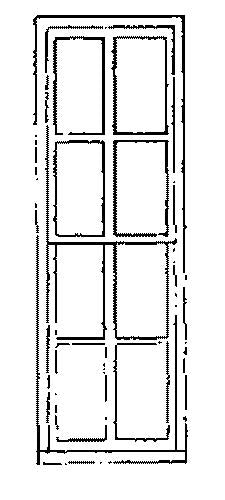 Grandt Line 3730 O 29" x 90" Masonry Buildings Double Hung Window (Pack of 4)
