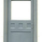 Grandt Line 3935 G Working Door With Square Window Hinges & Knob