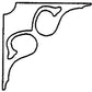 Grandt Line 3943 G 1" x 1" Eave Bracket (Pack of 4)