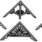 Grandt Line 8024 N 4 Different Styles Gable Trim Assortment (Pack of 8)