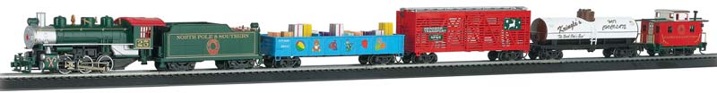 Bachmann 00707 Santa Special HO Gauge Steam Train Set
